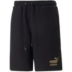 Męskie Szorty Sportowe Puma King Czarne - Komfort i Styl. Czarne krótkie spodenki sportowe męskie Puma, m, bez wzorów, z materiału, na fitness i siłownię. Za 292.99 zł.