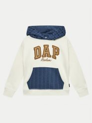 Gap Bluza 890857-00 Écru Relaxed Fit. Bluzy dla chłopców GAP, bez wzorów, z syntetyku, bez ramiączek, bez kaptura. Za 129.99 zł.