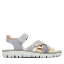 Sandały Primigi. Fioletowe sandały dziewczęce Primigi, bez zapięcia. Za 279.99 zł.