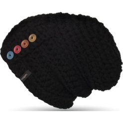 Czapka unisex Button Beanie czarna. Czapki i kapelusze damskie marki Woox. Za 77.23 zł.