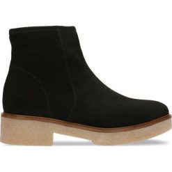 Botki UTAKO. Czarne botki damskie Gino Rossi, ze skóry, klasyczne. W wyprzedaży za 329.94 zł.
