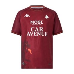 Koszulka Kombat Pro Domowa mężczyzn FC Metz 25/26. Czerwone koszulki sportowe męskie Kappa, l, bez wzorów, z elastanu, bez kołnierzyka, bez ramiączek, do piłki nożnej. Za 569.85 zł.