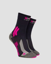 Skarpety trekkingowe damskie X-Socks Trek Outdoor 4.0. Czarne skarpety damskie X-Socks, bez wzorów, z materiału. Za 60.00 zł.