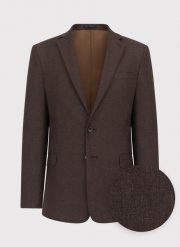 PAKO LORENTE – Marynarka męska P22WP-3X-028-A-S. Brązowe marynarki męskie Pako Lorente, bez wzorów, z bawełny, casualowe. Za 299.99 zł.