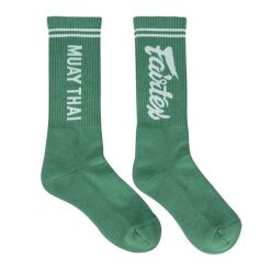 Skarpety do muay thai FAIRTEX EU. Skarpety damskie FAIRTEX, z aplikacjami, z bawełny. Za 83.99 zł.