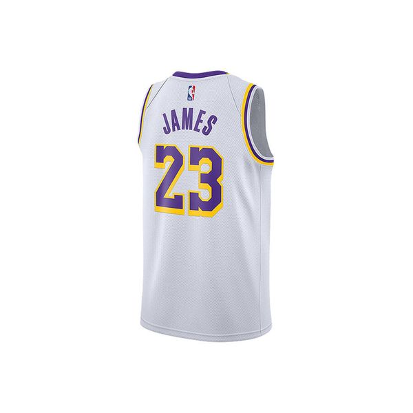 Koszulka męska nike nba los angeles lakers lebron james association edition. Białe koszulki sportowe męskie Nike, m, bez wzorów, z jersey, bez kołnierzyka, bez ramiączek, do biegania. Za 379.00 zł.