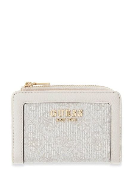 Guess Portfel Lindsey Slg SWSG97 49156 Beżowy. Brązowe portfele damskie Guess, z aplikacjami. Za 264.99 zł.