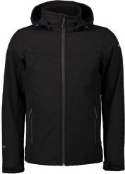 Icepeak vyriška softshell striukė BRIMFIELD, juoda. Kurtki męskie Refrigue, m, bez wzorów, z softshellu, bez kaptura. Za 286.13 zł.