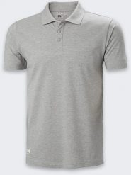 Helly Hansen Koszulka Polo Helly Hansen Classic 20 GREY MELANGE. Szare koszulki polo męskie Helly Hansen, m, bez wzorów, bez ramiączek. Za 138.40 zł.
