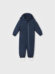 Reima Kombinezon zimowy Puhuri 5100116A Granatowy Regular Fit. Niebieskie buty zimowe chłopięce Reima, bez wzorów, z syntetyku, bez zapięcia. Za 379.99 zł.