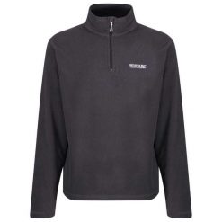 Bluza Polarowa z suwakiem Męska Thompson. Szare bluzy męskie Regatta, na zimę, l, bez wzorów, z materiału, bez kaptura. Za 88.99 zł.