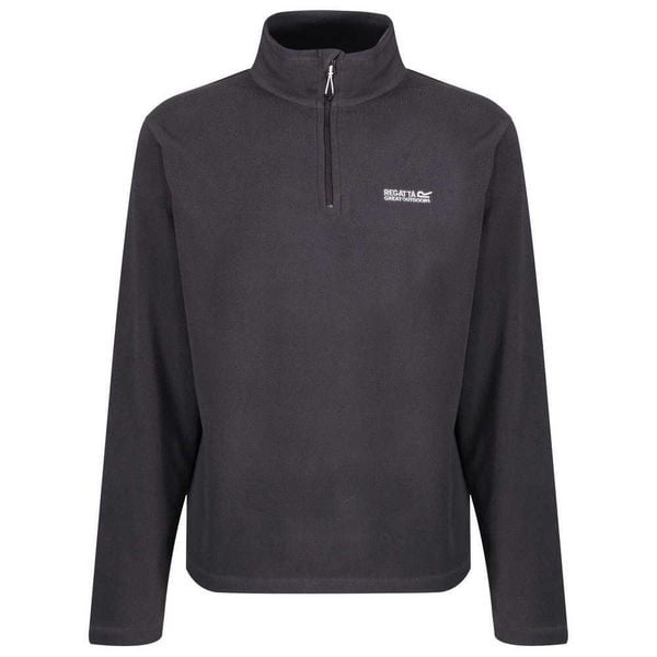Bluza Polarowa z suwakiem Męska Thompson. Szare bluzy męskie Regatta, na zimę, l, bez wzorów, z materiału, bez kaptura. Za 89.99 zł.