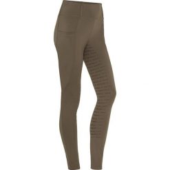 Damskie legginsy jeździeckie z pełną przyczepnością Equipage Kendra. Czarne legginsy damskie EQUIPAGE, s, bez wzorów, z elastanu. Za 246.00 zł.