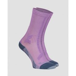 Skarpety X-Socks Trailrun Discover Crew. Fioletowe skarpety damskie X-Socks, bez wzorów. W wyprzedaży za 100.00 zł.