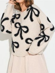 Sweter - Inny. Swetry damskie Sinsay, l, bez wzorów, bez kołnierzyka, bez ramiączek, bez kaptura. Za 59.99 zł.