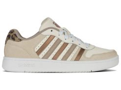 Buty sportowe COURT TIEBREAK II (96931-909-M). Brązowe obuwie sportowe damskie K-SWISS, bez wzorów, na fitness i siłownię. Za 139.00 zł.
