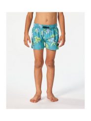Spodenki surfingowe dla dzieci Rip Curl Mason Volley -Boy Niebieski. Niebieskie kąpielówki dla chłopców Rip Curl, bez wzorów, z materiału. Za 151.80 zł.