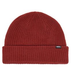 Czapka Vans. Czerwone czapki i kapelusze męskie Vans, na zimę, bez wzorów. Za 109.99 zł.