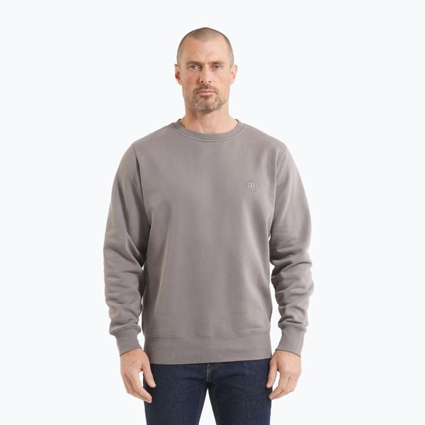 Bluza męska Pitbull Lancaster 2 Crewneck Sweatshirt. Szare bluzy męskie PITBULL, l, z aplikacjami, z bawełny, bez kaptura. Za 159.99 zł.