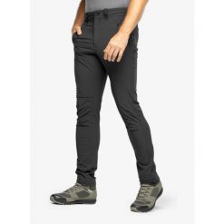 Spodnie softshell męskie Haglofs Moran Softshell Slim Pant. Czarne spodnie sportowe męskie Haglöfs, na lato, m, bez wzorów, z softshellu, trekkingowe. Za 470.99 zł.
