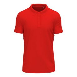 Męska Koszulka Polo Clive. Czerwone koszulki polo męskie Stedman, l, bez wzorów, bez ramiączek. Za 100.99 zł.