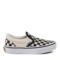 Tenisówki Vans. Białe półbuty chłopięce Vans, bez wzorów, bez zapięcia. Za 199.99 zł.
