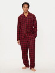 Hugo Piżama 50534200 Czerwony Relaxed Fit. Czerwone piżamy męskie Hugo, m, bez wzorów, z bawełny, bez ramiączek. Za 519.99 zł.