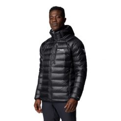 Kurtka sportowa męska Arctic Crest Down Hooded Jacket. Czarne kurtki sportowe męskie Columbia, m, bez wzorów, z nylonu, trekkingowe. Za 1,798.00 zł.