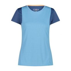 Koszulka damska CMP. Niebieskie koszulki sportowe damskie CMP, xl, bez wzorów, bez kołnierzyka, bez ramiączek, na fitness i siłownię. Za 217.50 zł.