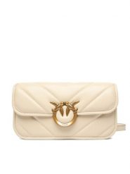 PINKO Torebka Love Box Baguette Al 25-26 PLTT 105083 A2W2 Écru. Torebki do ręki damskie Pinko, bez wzorów, ze skóry, bez dodatków. Za 1,779.00 zł.