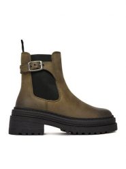 G-Star Raw Sztyblety CEO-WI34-ALASKA-02 Zielony. Zielone botki damskie G-Star Raw, z nubiku, retro, bez obcasa, na płaskiej podeszwie, bez zapięcia. Za 369.99 zł.