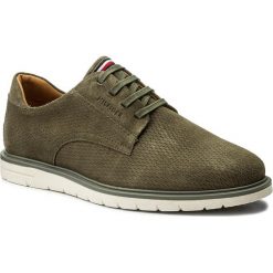 Półbuty TOMMY HILFIGER - Joseph 3B FM0FM01203 Dusty Olive 011. Zielone półbuty na co dzień męskie Tommy Hilfiger, ze skóry. W wyprzedaży za 329.00 zł.