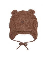 Lasocki Kids Czapka CEO-SKY-CO3CH Brązowy. Brązowe buty zimowe chłopięce Lasocki Kids, bez wzorów, z bawełny, bez zapięcia. Za 39.99 zł.