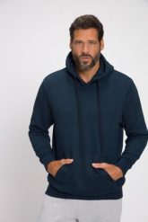 Męska Bluza z kapturem odzież domowa kaptur kieszeń kangurka do roz. 8XL. Czarna bluzy męskie JAY-PI, m, bez wzorów, z bawełny, z kapturem. Za 349.99 zł.