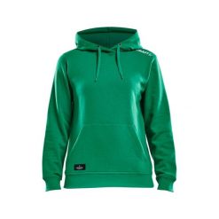 Damska bluza z kapturem Craft community. Zielone bluzy sportowe damskie Craft, m, bez wzorów, z bawełny, z kapturem, na fitness i siłownię. Za 220.50 zł.