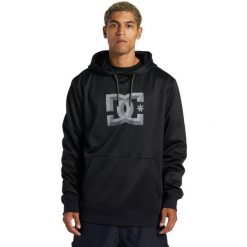 Bluza z kapturem DC Shoes SNOWSTAR - TECHNICAL FLEECE, Mężczyźni. Czarne bluzy męskie DC Shoes, m, bez wzorów, z poliesteru, z kapturem. Za 490.00 zł.