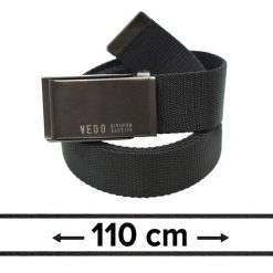 Pasek Materiałowy, Czarny 110 cm, Militarny Solidny, Klamra Zamykana Manualnie -Pako Jeans. Czarne paski damskie Pako Jeans, bez wzorów, z jeansu, klasyczne. Za 45.00 zł.