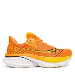 Buty do biegania Saucony. Brązowe buty sportowe męskie Saucony, bez zapięcia, do biegania. Za 699.99 zł.