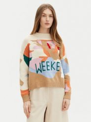 Weekend Max Mara Sweter 2515361181 Kolorowy Regular Fit. Swetry damskie Weekend Max Mara, s, bez wzorów, z bawełny, bez kołnierzyka, bez ramiączek, bez kaptura. Za 659.99 zł.
