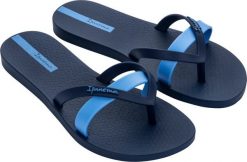 Ipanema Klapki Basenowe Damskie Ipanema Kirei Fem Navy/Blue R.39/40. Niebieskie klapki damskie Ipanema, bez wzorów, sportowe, bez obcasa. Za 89.99 zł.