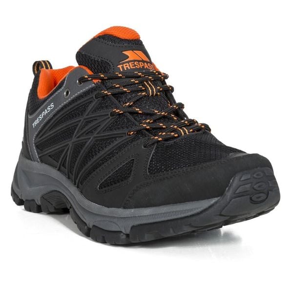 Buty Sportowe Męskie Fisk. Czarne trekkingi męskie Trespass, trekkingowe. Za 227.99 zł.