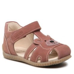 Sandały Lasocki Kids. Fioletowe sandały dziewczęce Lasocki Kids, bez zapięcia. Za 69.99 zł.