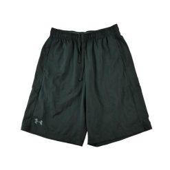 Second life - Spodenki męskie - Jak nowy. Czarne krótkie spodenki sportowe męskie Under Armour, l, bez wzorów, z materiału, na fitness i siłownię. Za 63.86 zł.
