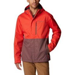 Kurtka przeciwdeszczowa męska Columbia Hikebound. Brązowe kurtki męskie Columbia, m, bez wzorów, sportowe, bez kaptura. Za 289.99 zł.