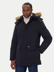 Guess Kurtka puchowa M5BL2G W2712 Granatowy Regular Fit. Niebieskie kurtki męskie Guess, m, z aplikacjami, z puchu, bez kaptura. Za 1,399.00 zł.