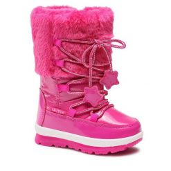Śniegowce Garvalin. Czerwone buty zimowe dziewczęce Garvalin, bez zapięcia. Za 239.99 zł.