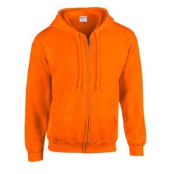 Bluza Z Kapturem Dla Dorosłych Unisex Heavy Blend Full Zip. Czerwone bluzy męskie Gildan, m, bez wzorów, z kapturem. Za 144.99 zł.