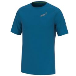 Inov-8 Base Elite SS Tee, męski t-shirt. Niebieskie t-shirty męskie Inov-8, m, bez wzorów, z materiału, sportowe, bez kołnierzyka. Za 129.99 zł.