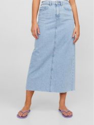 JJXX Spódnica jeansowa Aura 12247916 Niebieski Regular Fit. Niebieskie spódnice damskie JJXX, s, bez wzorów, z bawełny. Za 199.99 zł.