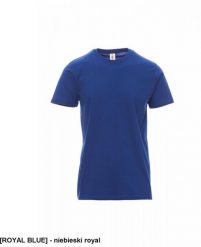 PAYPER - Koszulka t-shirt męski roboczy 100% BAWEŁNA ELASTYCZNA g/m niebieski royal XXS. Niebieskie t-shirty męskie PAYPER, m, bez wzorów, z bawełny, bez kołnierzyka. Za 26.51 zł.